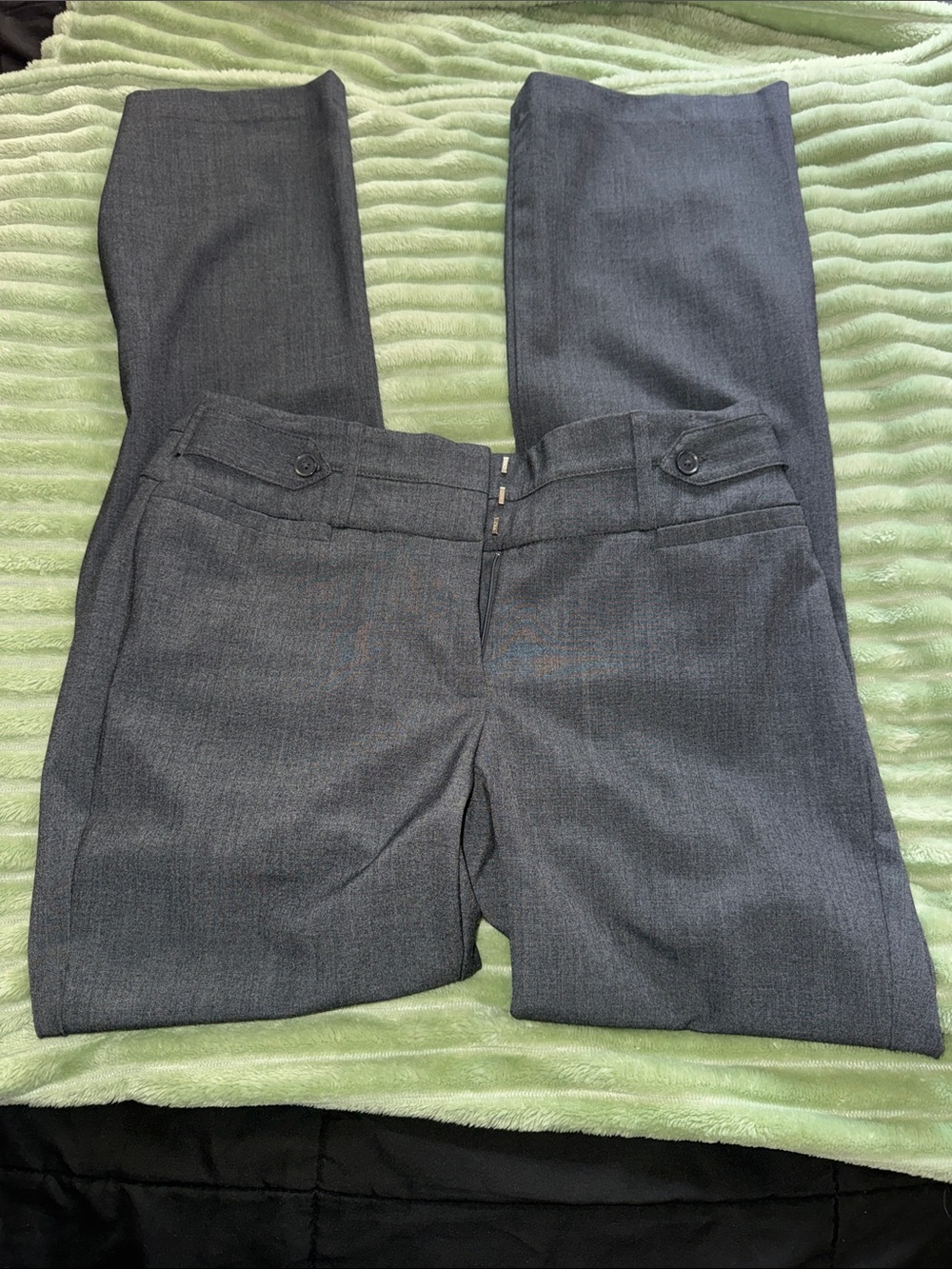 Candie's Black Bootcut Pants with Branded Pink Label